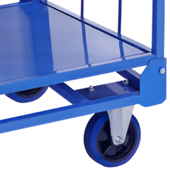 1730mm Heavy Duty Sloping 4 Shelf Trolley-Hammerox Industrial