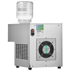 176lb/24hr Commercial Snowflake Ice Machine Stainless Steel