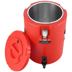 17.2L Insulated Hot & Cold Beverage Dispenser Stainless Steel-Hammerox Industrial