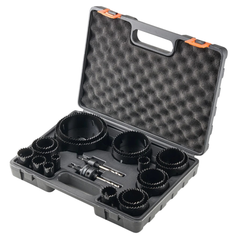 18 Piece Hole Saw Kit Bi Metal M42-Hammerox Industrial