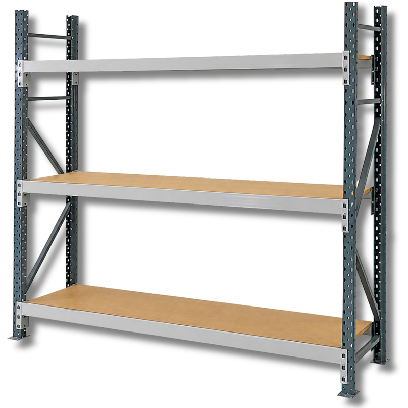 1800 x 1800 x 450mm Heavy Duty Timber Longspan Shelving-Hammerox Industrial