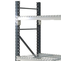 1800 x 1800 x 600mm Heavy Duty Mesh Longspan Shelving-Hammerox Industrial
