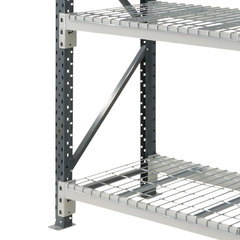1800 x 1800 x 600mm Heavy Duty Mesh Longspan Shelving-Hammerox Industrial