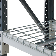 1800 x 1800 x 600mm Heavy Duty Mesh Longspan Shelving-Hammerox Industrial