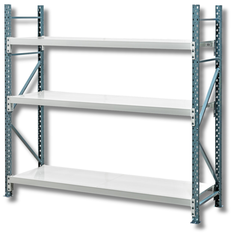 1800 x 1800 x 600mm Heavy Duty Steel Longspan Shelving-Hammerox Industrial