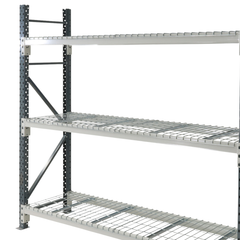 1800 x 2400 x 450mm Heavy Duty Mesh Longspan Shelving-Hammerox Industrial
