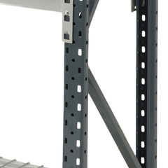 1800 x 2400 x 450mm Heavy Duty Mesh Longspan Shelving-Hammerox Industrial