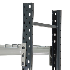 1800 x 2400 x 450mm Heavy Duty Mesh Longspan Shelving-Hammerox Industrial