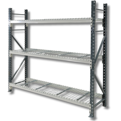 1800 x 2400 x 450mm Heavy Duty Mesh Longspan Shelving-Hammerox Industrial