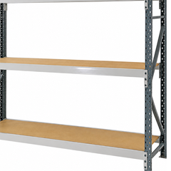1800 x 2400 x 450mm Heavy Duty Timber Longspan Shelving-Hammerox Industrial