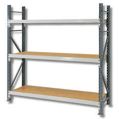1800 x 2400 x 600mm Heavy Duty Timber Longspan Shelving-Hammerox Industrial