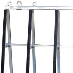 1800mm A Frame Glass Trolley-Hammerox Industrial
