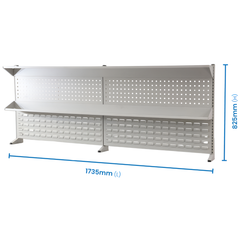 1800mm Heavy Duty Industrial Workbench Kit with Bottom Shelf-Hammerox Industrial