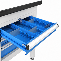 1800mm Industrial Workbench with Lockable 3 Drawer Unit-Hammerox Industrial