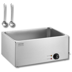 18L 1200W Commercial Electric Food Warmer Bain Marie Countertop