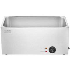 18L 1200W Commercial Electric Food Warmer Bain Marie Countertop