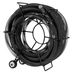 18m x 1-1/5" Sectional Drain Cleaning Cable with Cutters
