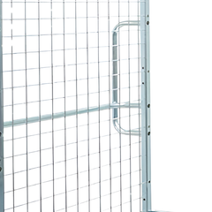 1910 Series Cage Trolley with Basket-Hammerox Industrial