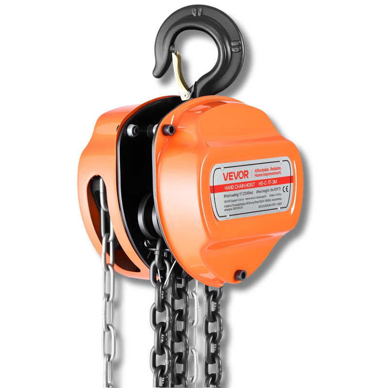 1 Ton Hand Chain Hoist 3m Lift