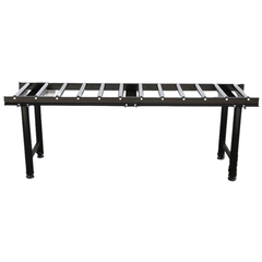 1.8m Heavy Duty Roller Conveyor Support Table with Adjustable Legs 12 Rollers-Hammerox Industrial