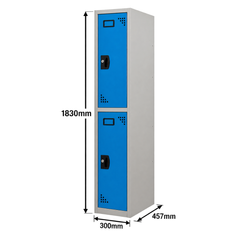2 Door Metal Locker-Hammerox Industrial