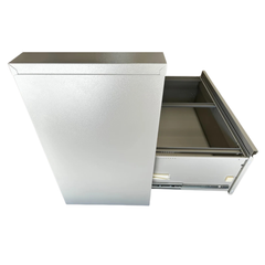 2 Drawer Lateral Metal Filing Cabinet Assembled-Hammerox Industrial