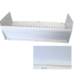 2 Drawer Lateral Metal Filing Cabinet - White-Hammerox Industrial