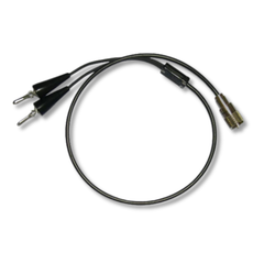 2-E/SPLIT Coax Cable Electrode with Alligator Clips - Delmhorst-Hammerox Industrial