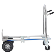 2 In 1 Aluminium Hand Truck Folding Dolly 363kg Capacity-Hammerox Industrial