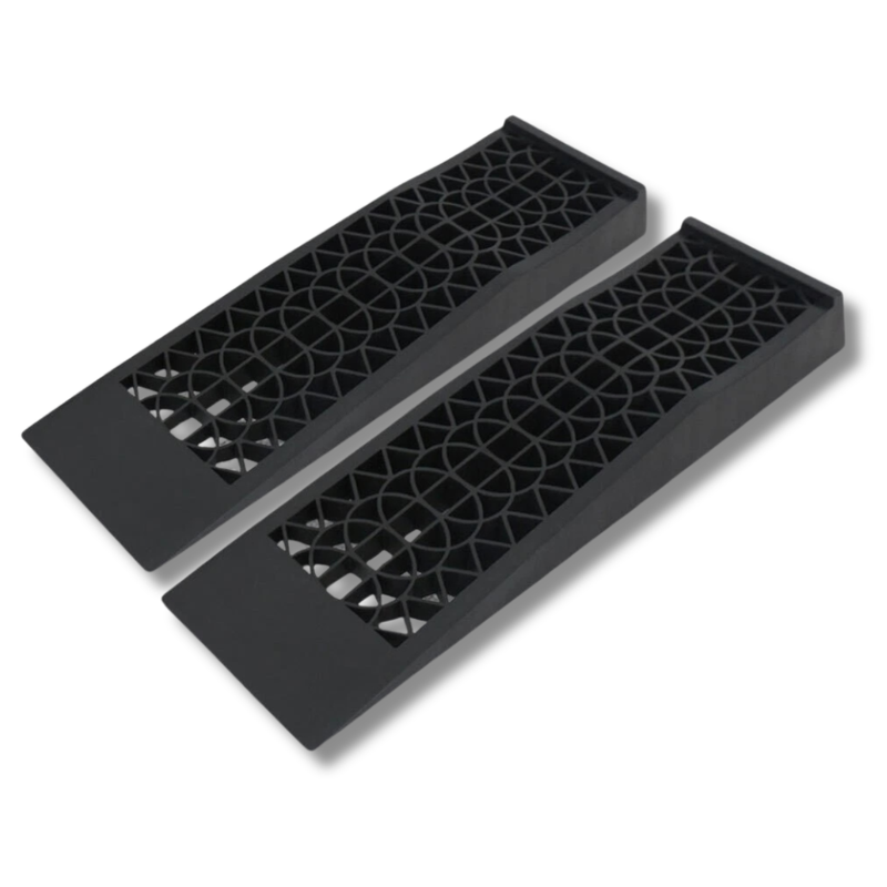 2 Pack 1.8T Low Profile Vehicle Service Ramps 60mm Rise-Hammerox Industrial