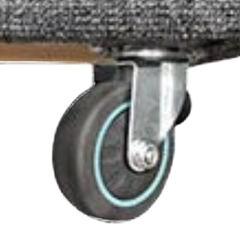 2 Pack 300kg Wooden Furniture Dolly 815x510mm-Hammerox Industrial