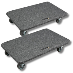 2 Pack 300kg Wooden Furniture Dolly 815x510mm-Hammerox Industrial