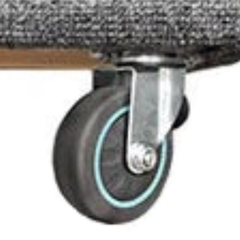 2 Pack 300kg Wooden Furniture Dolly 815x615mm-Hammerox Industrial