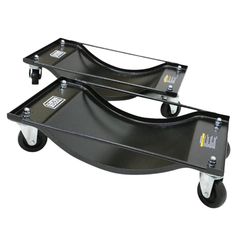 2 Pack 900kg Vehicle Wheel Dollies with PU Castors-Hammerox Industrial