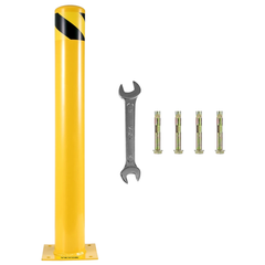 2 Piece 48" Steel Safety Bollards-Hammerox Industrial