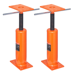 2 Piece Adjustable Floor Jack Post 30.48-40.64cm-Hammerox Industrial