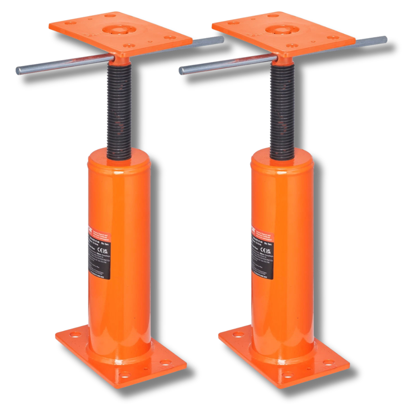2 Piece Adjustable Floor Jack Post 30.48-40.64cm-Hammerox Industrial
