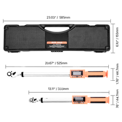 2 Piece Digital Torque Wrench Set 1/2" & 3/8" Drive-Hammerox Industrial