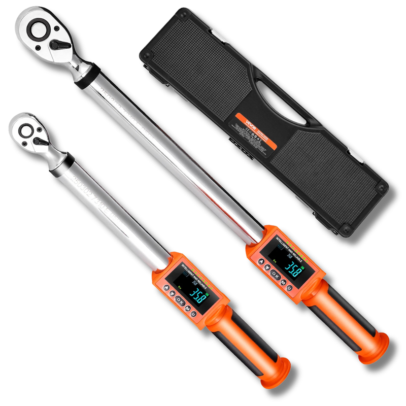 2 Piece Digital Torque Wrench Set 1/2