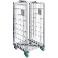 2 Sided Roll Cage Trolley-Hammerox Industrial