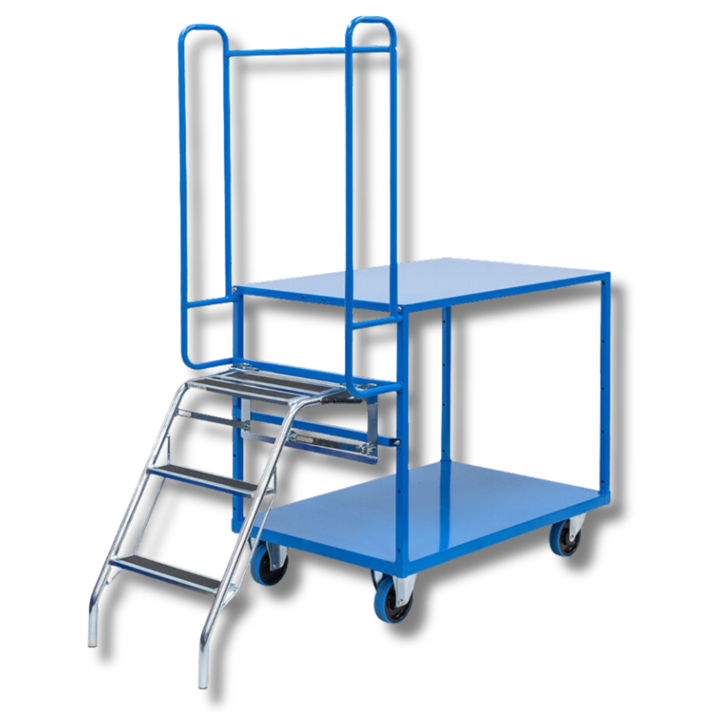 2 Tier Ladder Trolley-Hammerox Industrial