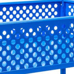 2 Tier Steel Double Basket Trolley-Hammerox Industrial