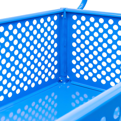 2 Tier Steel Half Height Single Basket Trolley-Hammerox Industrial