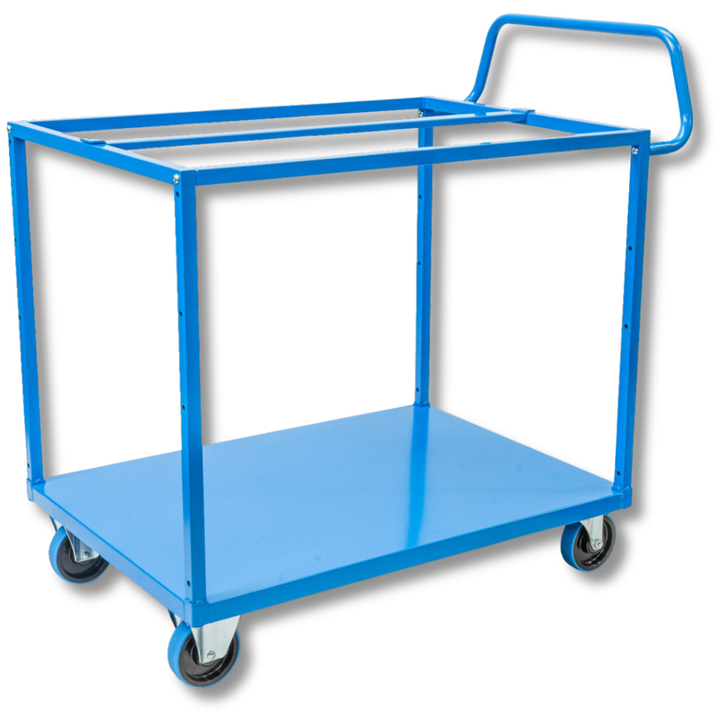 2 Tier Steel Tub Trolley-Hammerox Industrial