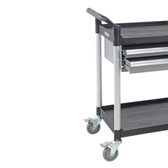 2 Tier Tool Trolley with Drawers-Hammerox Industrial