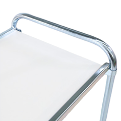 2 Tier Trolley with Adjustable Shelves-Hammerox Industrial