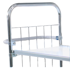2 Tier Trolley with Adjustable Shelves-Hammerox Industrial