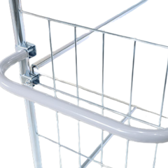 2 Tier Trolley with Adjustable Shelves-Hammerox Industrial