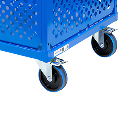2 Tier Trolley with Bottom Basket-Hammerox Industrial