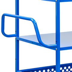 2 Tier Trolley with Bottom Basket-Hammerox Industrial